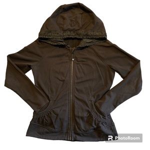 Lululemon Back to Class Jacket Zip up Sweater Black